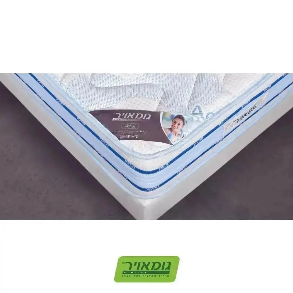 מזרון יחיד גומאוויר אקטיב לטקס