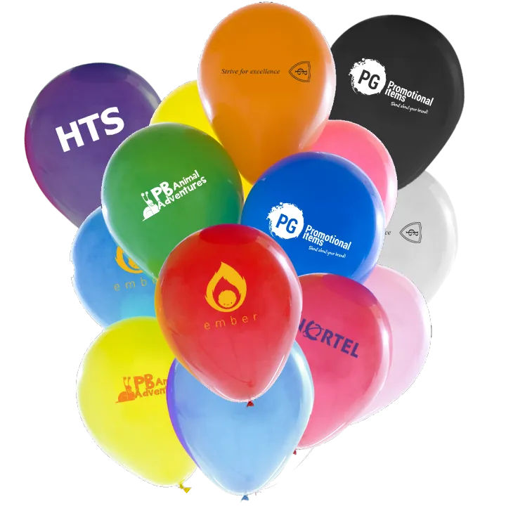 12" Latex Balloons - BOTH SIDES - Unprinted sample