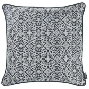 17"x 17" Grey Jacquard Aristo Decorative Throw Pillow Cover