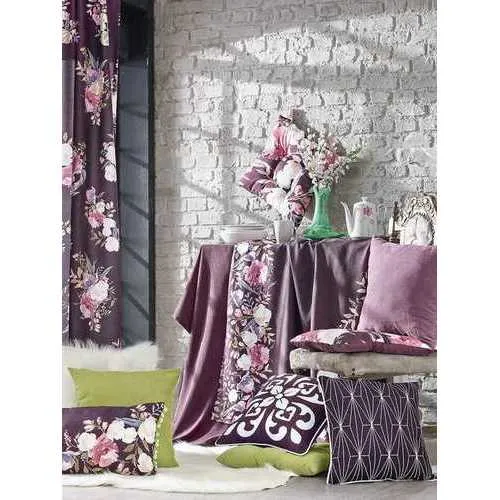 18"x 18" Flower Square Shadows Decorative Throw Pillow Cover