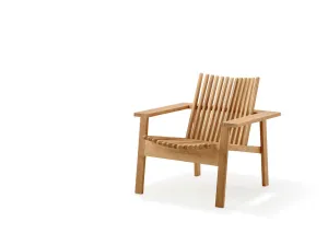 Amaze Teak Lounge Chair, Stackable