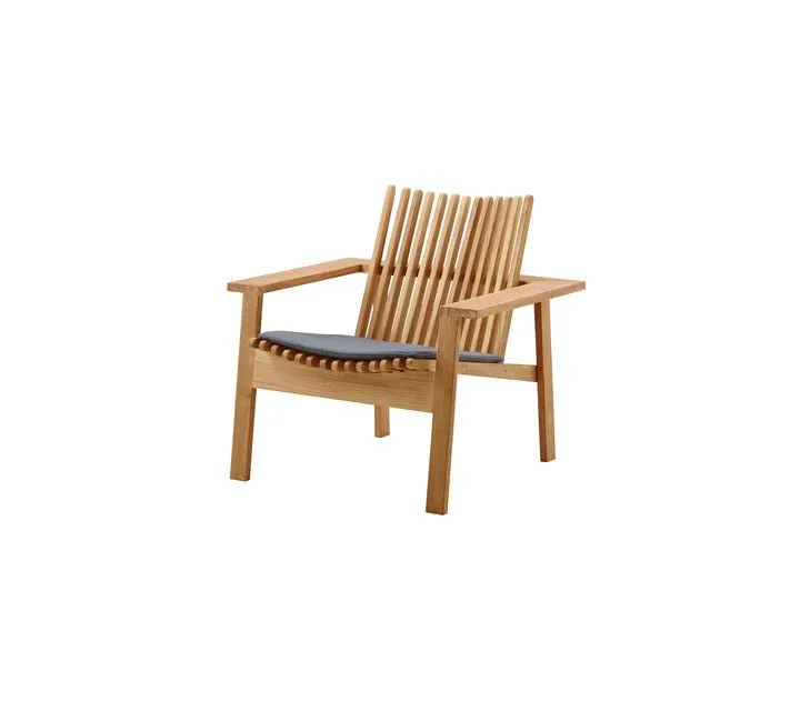 Amaze Teak Lounge Chair, Stackable