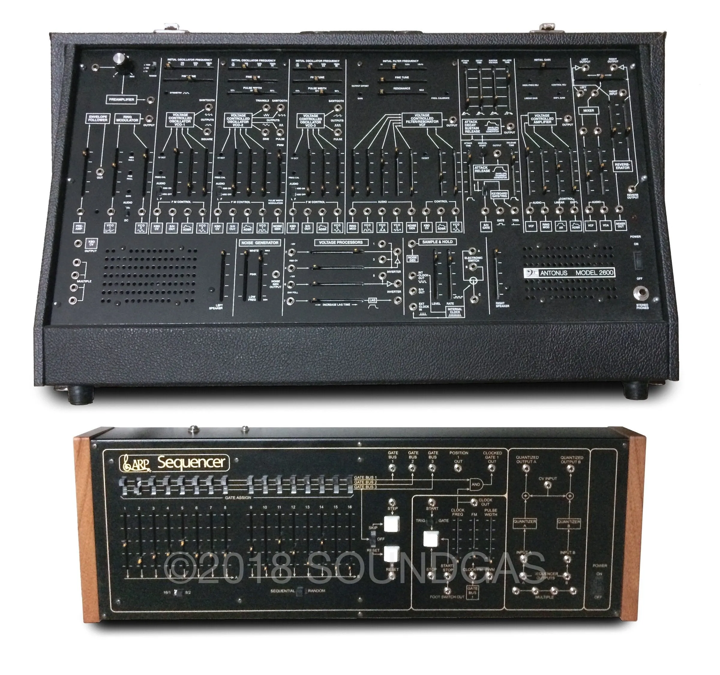 Antonus 2600 (ARP 2600 clone) plus ARP Sequencer