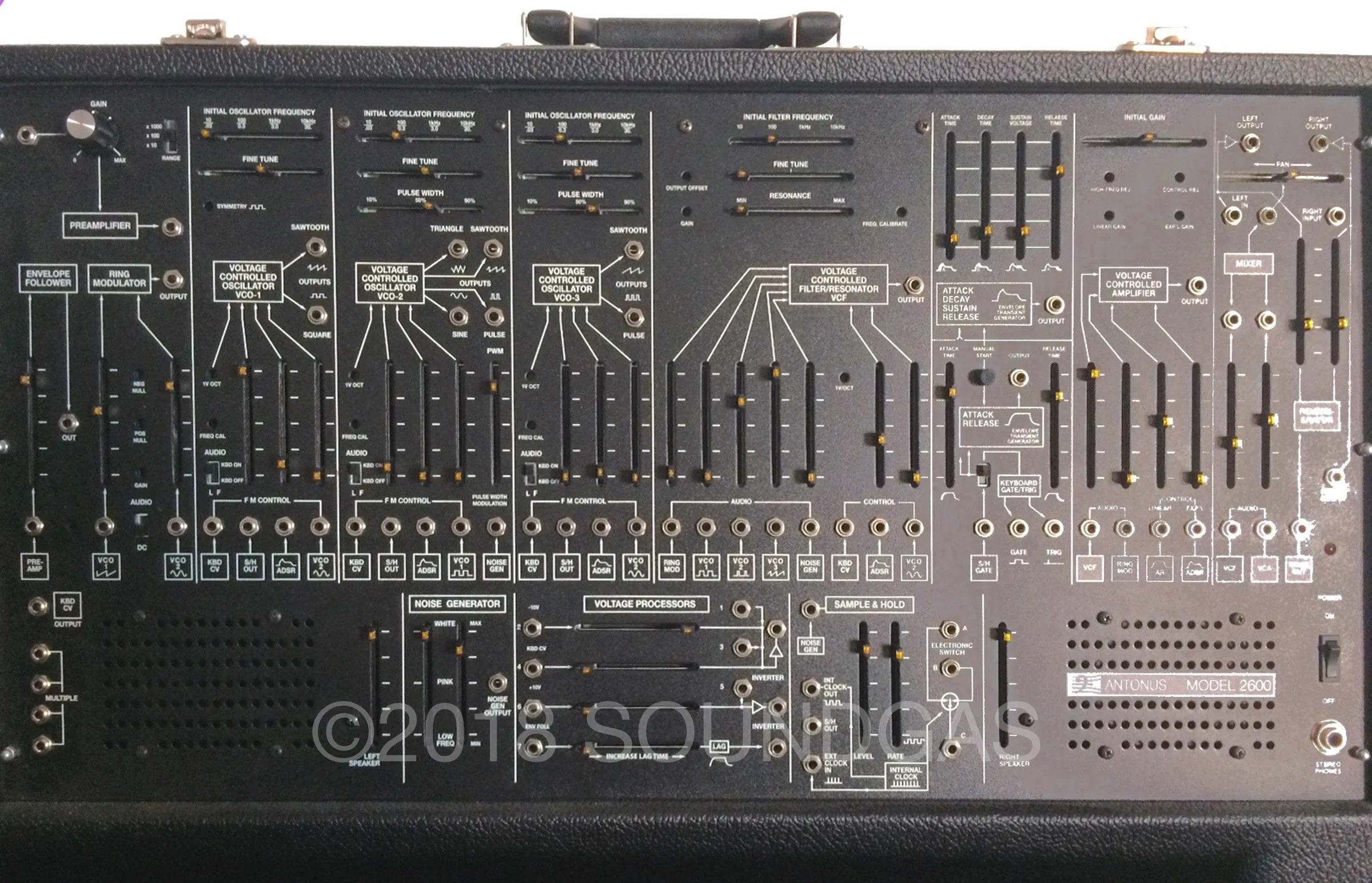 Antonus 2600 (ARP 2600 clone) plus ARP Sequencer