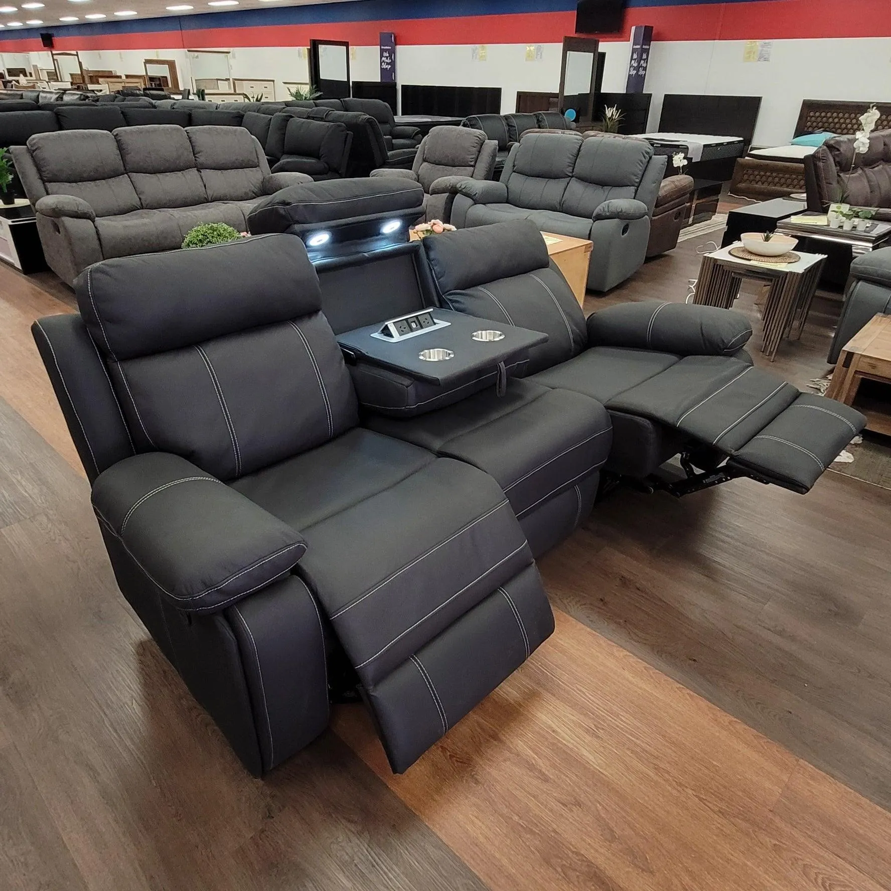 Bentley 3 Seater Recliner Lounge