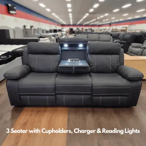 Bentley 3 Seater Recliner Lounge