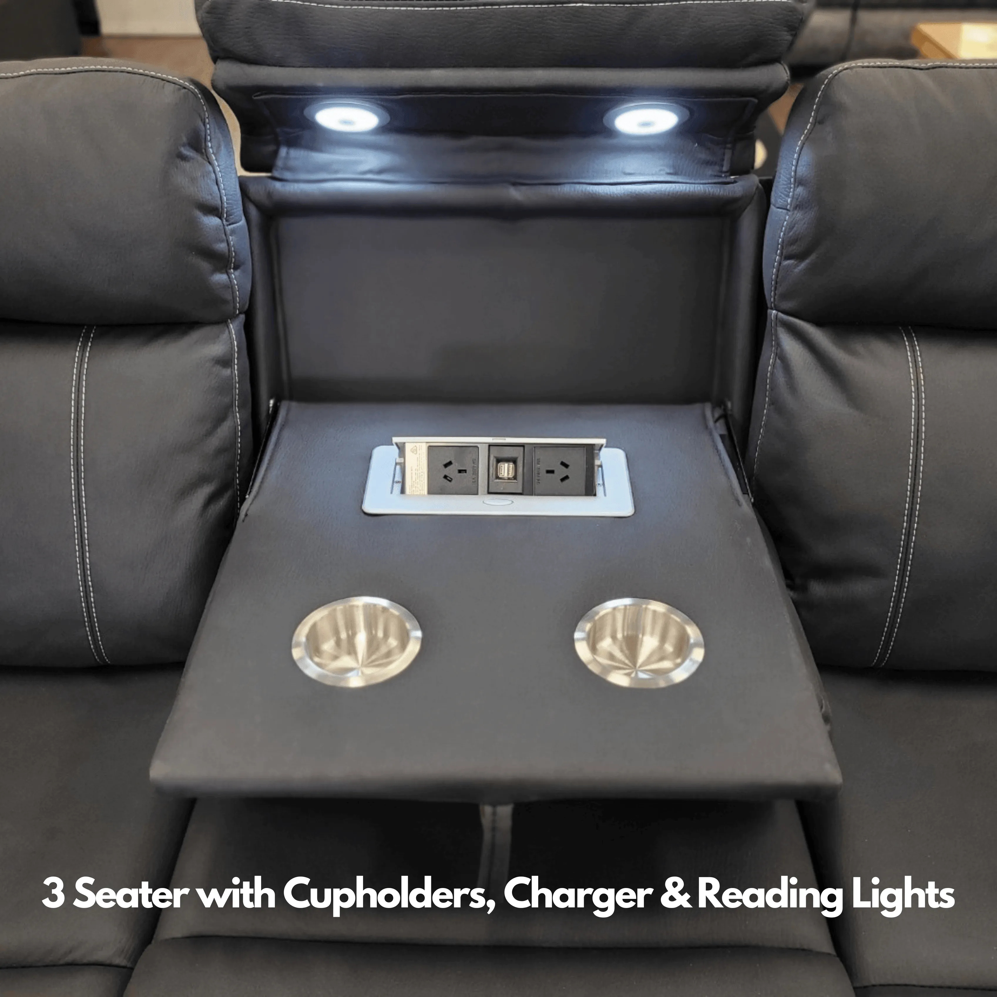 Bentley 3 Seater Recliner Lounge