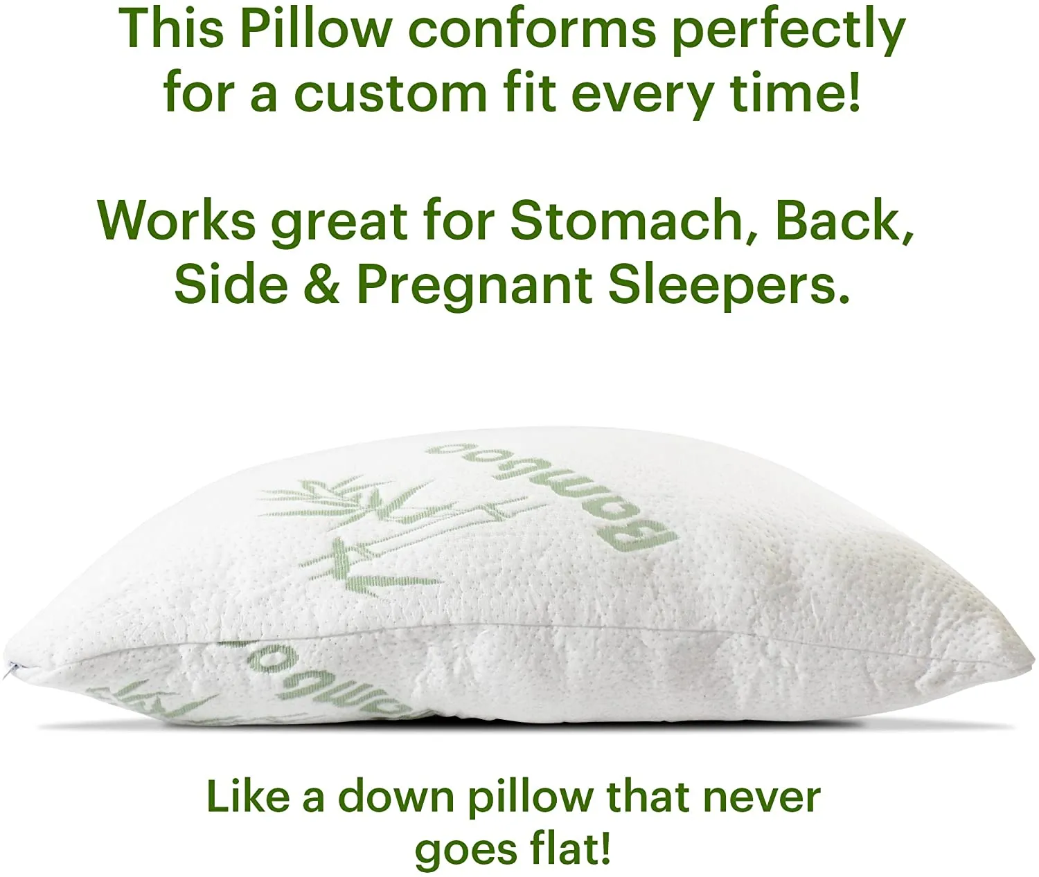 Brijo Bamboo Shredded Memory Foam Pillow