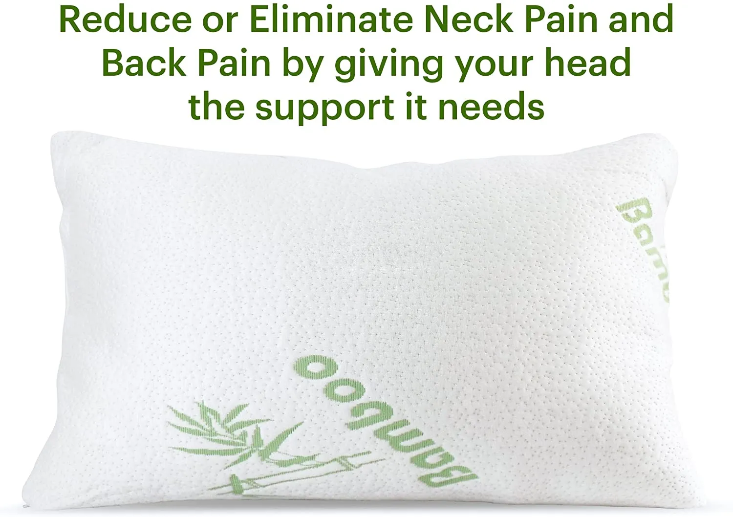 Brijo Bamboo Shredded Memory Foam Pillow
