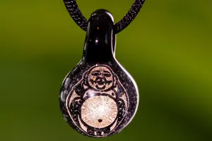 Buddha Hologram Pendant with Infused Cremation Ash