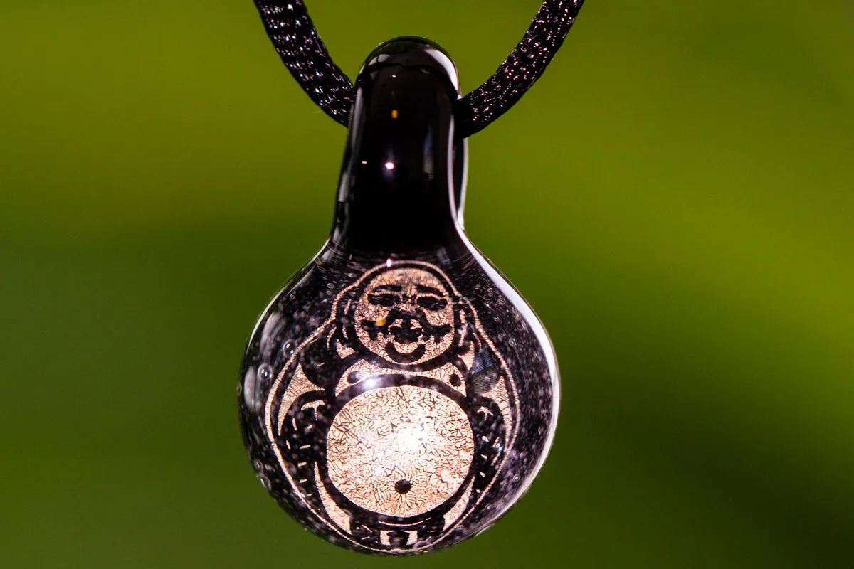 Buddha Hologram Pendant with Infused Cremation Ash