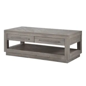 Carlyle Herringbone Storage Coffee Table