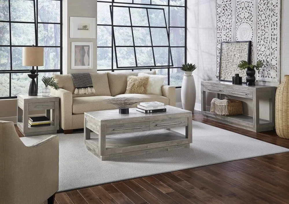 Carlyle Herringbone Storage Coffee Table