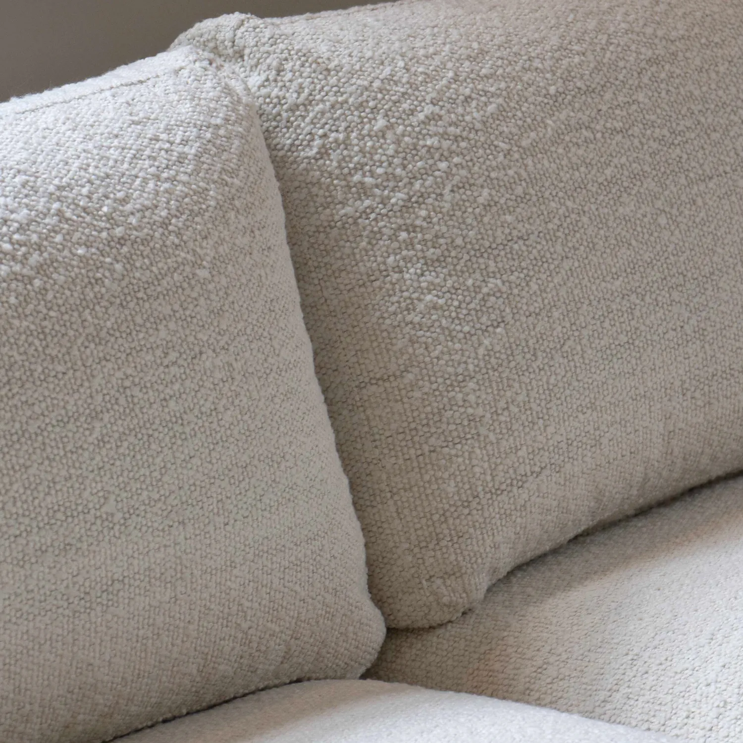 Charlestown 124" Pearl Boucle Chaise Sectional