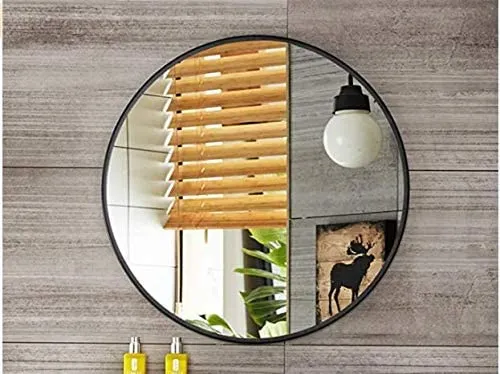 Cheval Glasses Decorative Round Wall & Bathroom Mirror 18 X 18 Inches Out Size