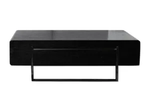 Cosima Coffee Table Black Matte Oak Veneer