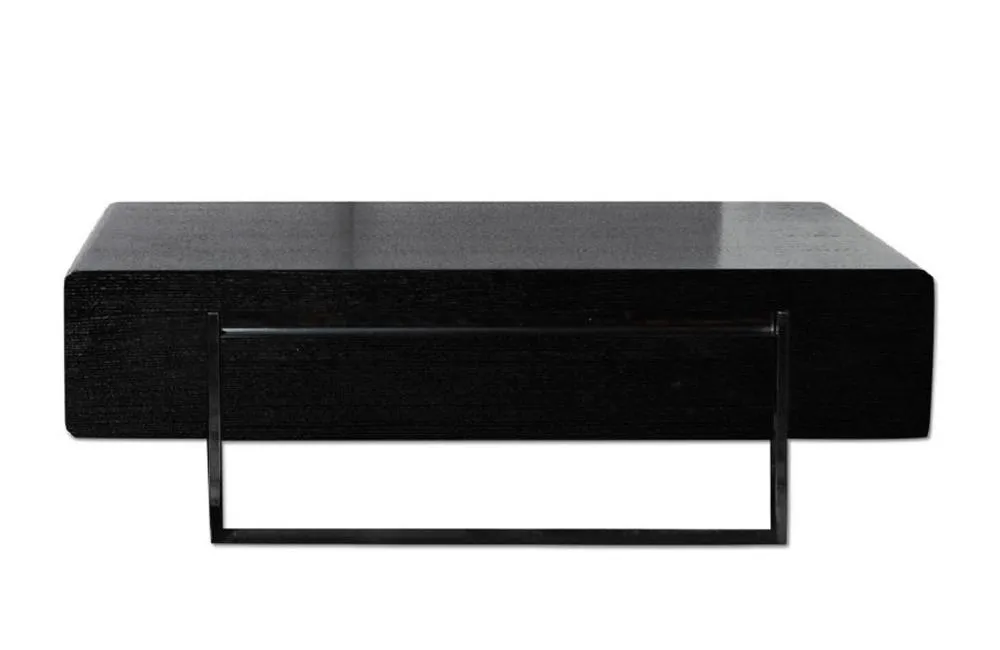 Cosima Coffee Table Black Matte Oak Veneer