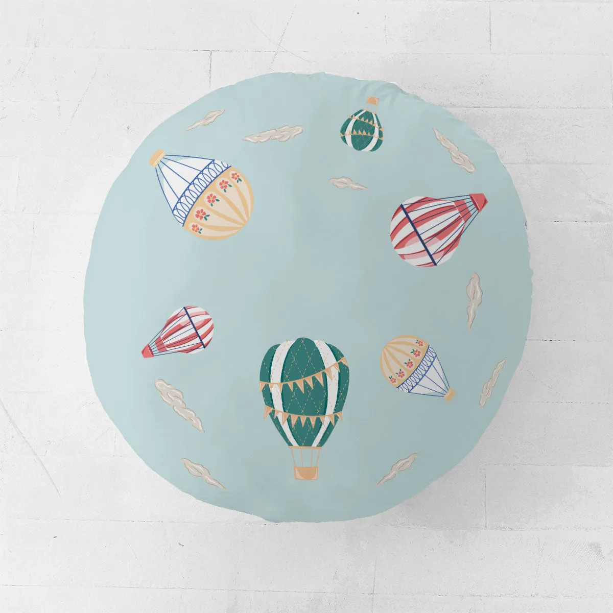 Custom Hanging Canopy Tent   Oversized Floor Pillow | Time Flies