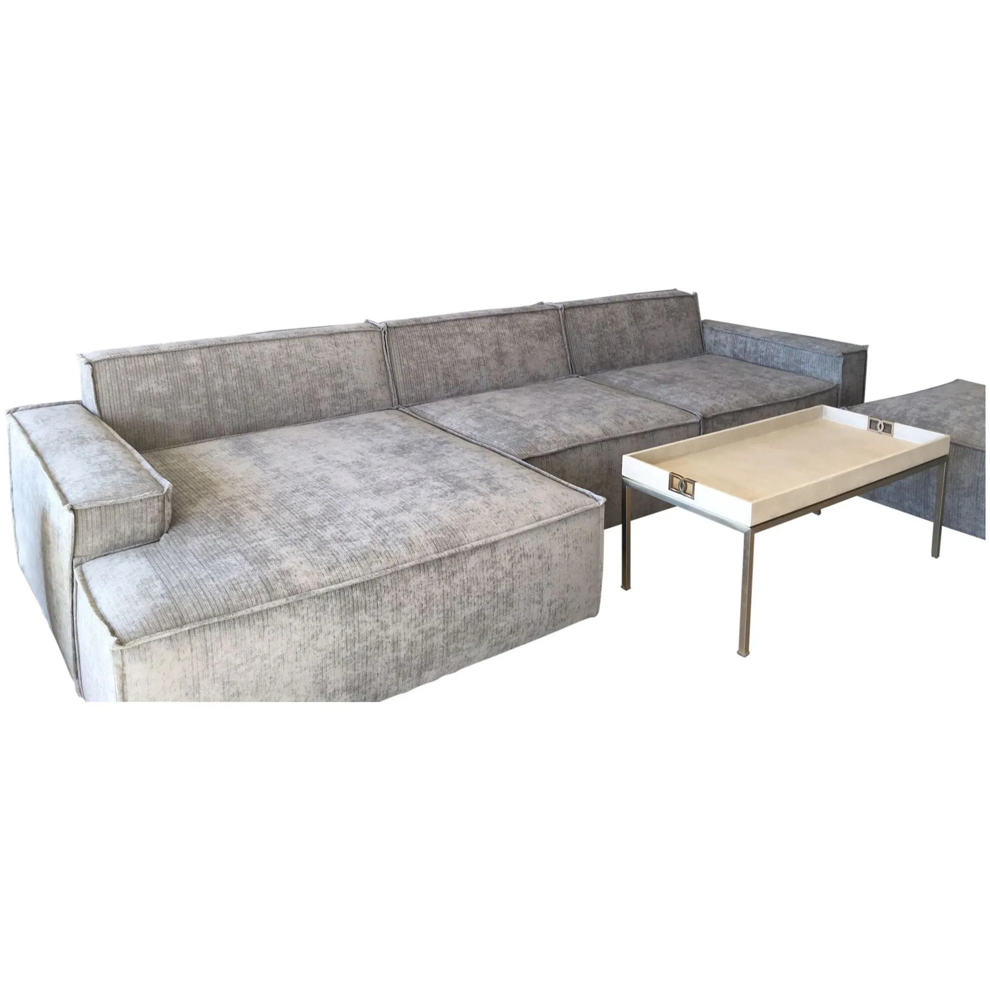 Custom Phillipe Sectional Sofa With Chaise