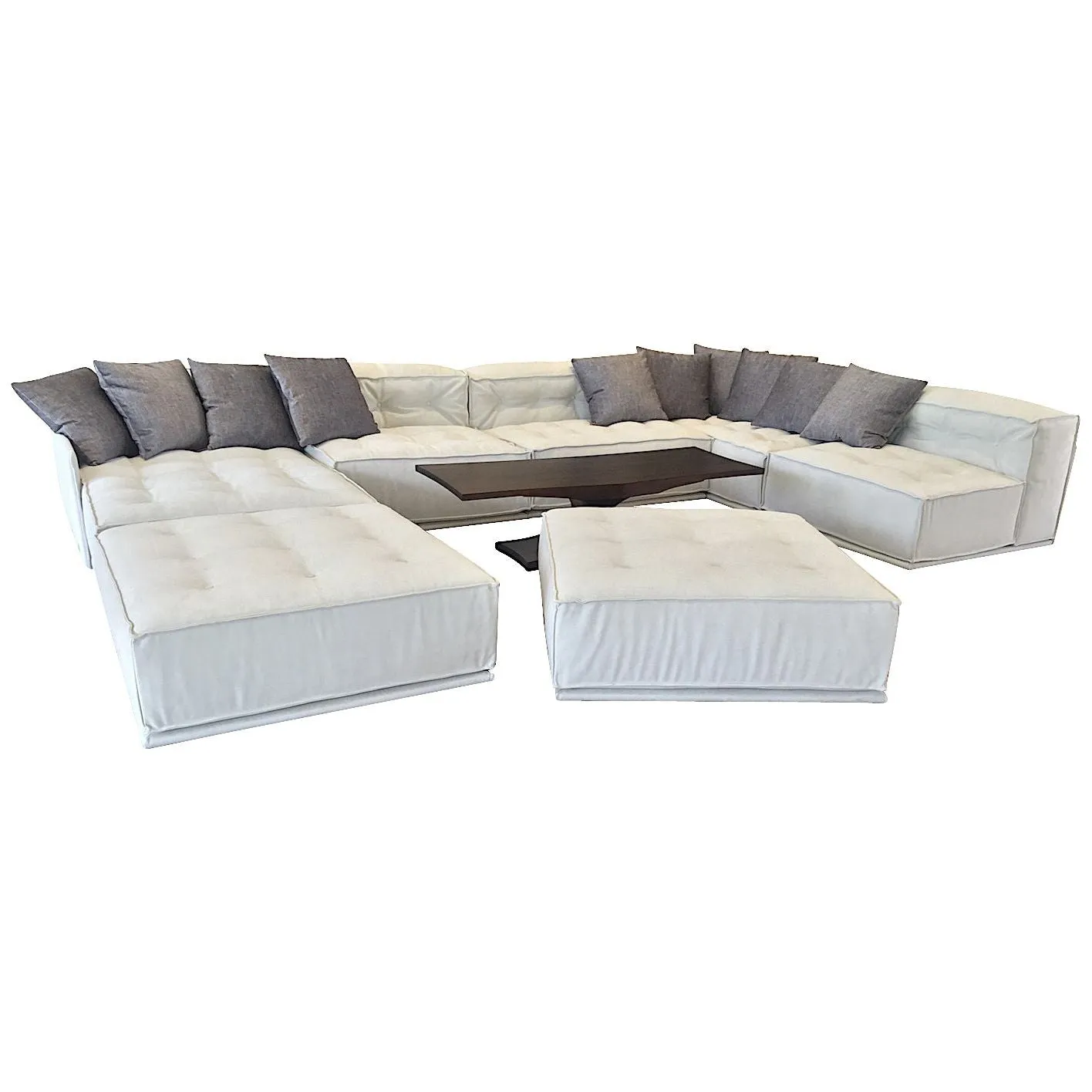 Custom Phillipe Sectional Sofa With Chaise