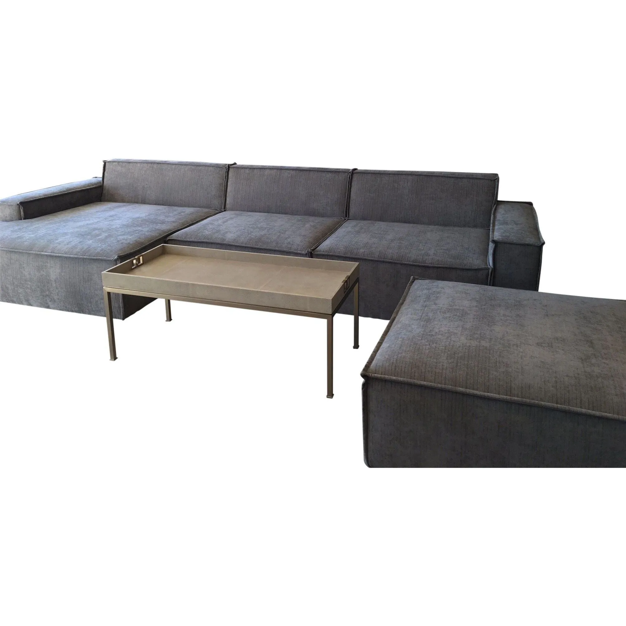 Custom Phillipe Sectional Sofa With Chaise