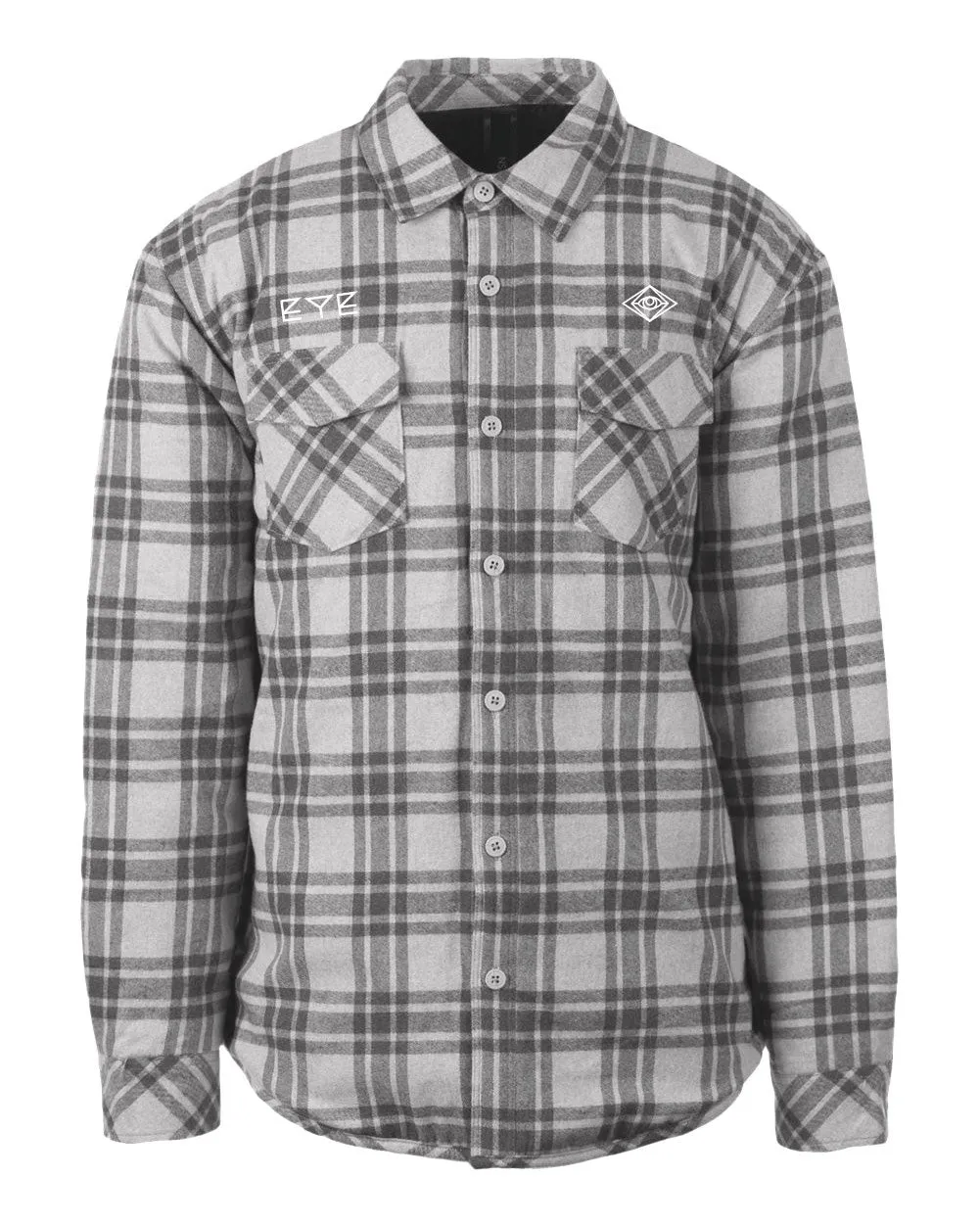 DEYEMOND EYE Embroidered Quilted Flannel