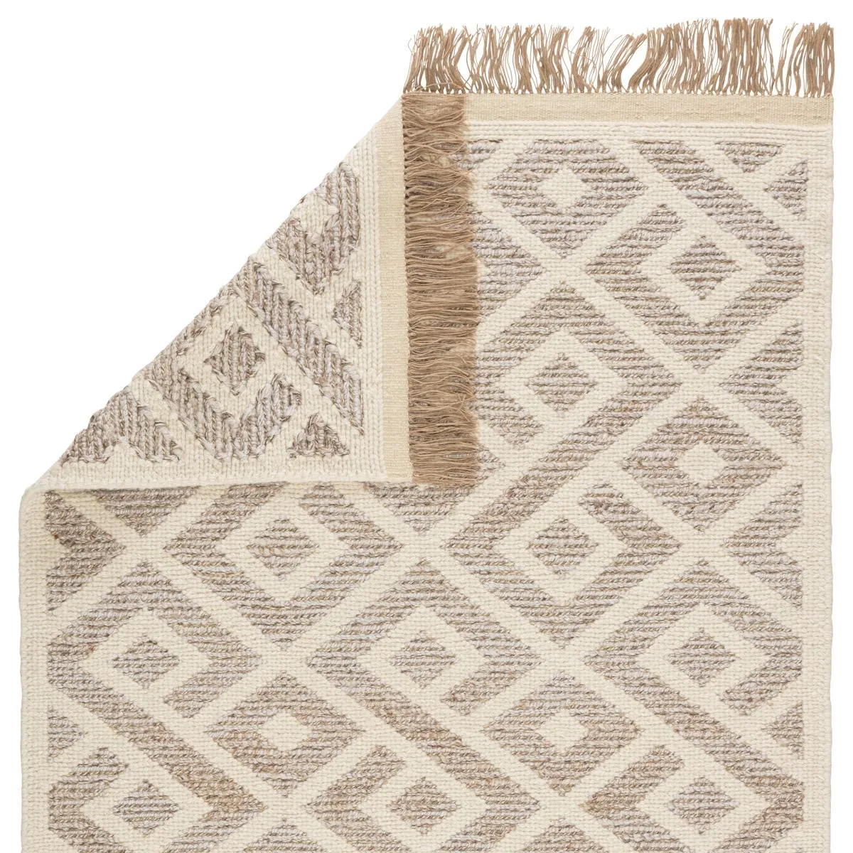 Diamond Jute & Wool Rug