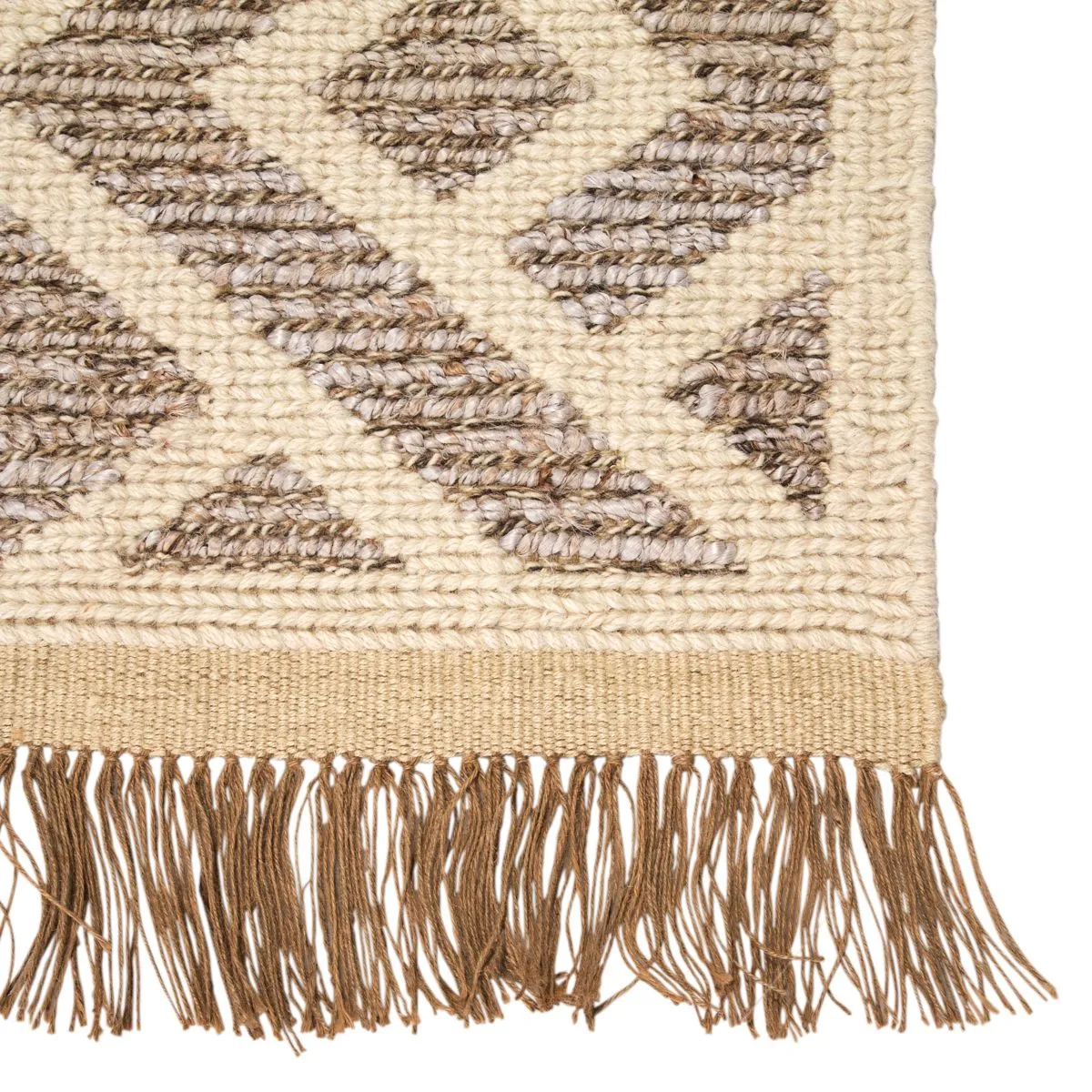 Diamond Jute & Wool Rug