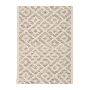 Diamond Jute & Wool Rug