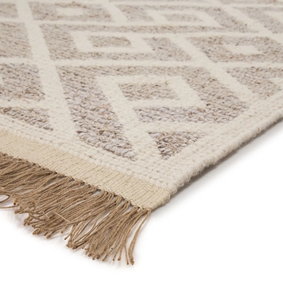 Diamond Jute & Wool Rug