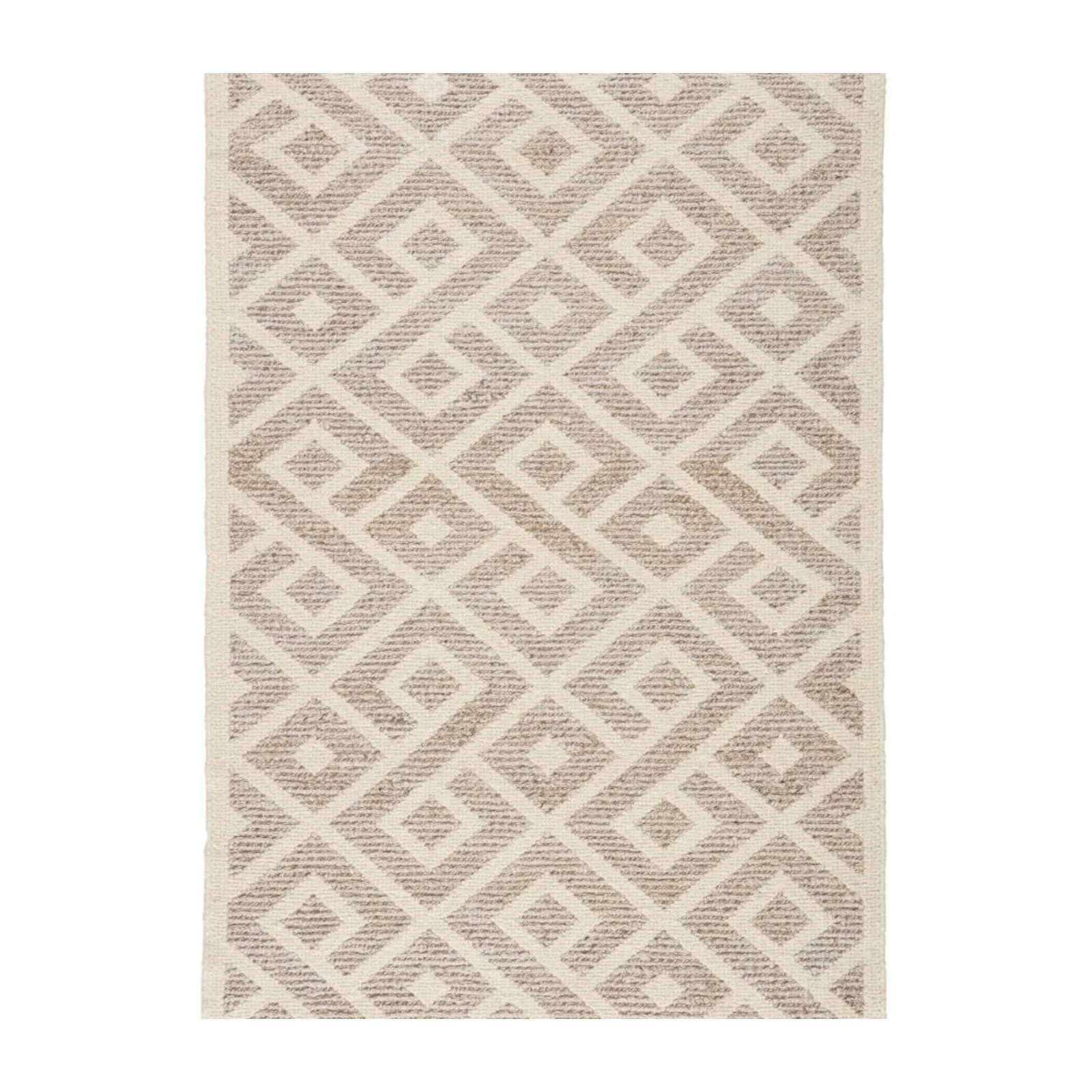 Diamond Jute & Wool Rug
