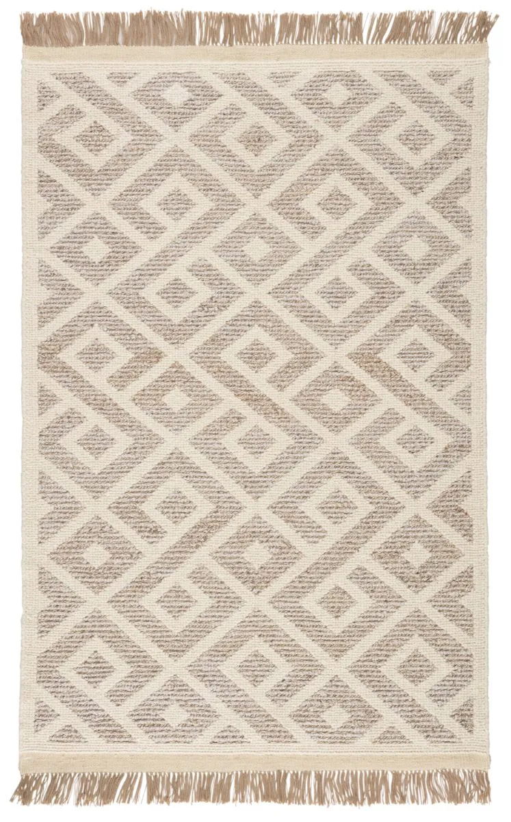 Diamond Jute & Wool Rug