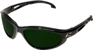 Edge Eyewear Dakura GSW11-IR5 Black Frame with Gasket IR 5.0 Medium Welding Lens Glasses