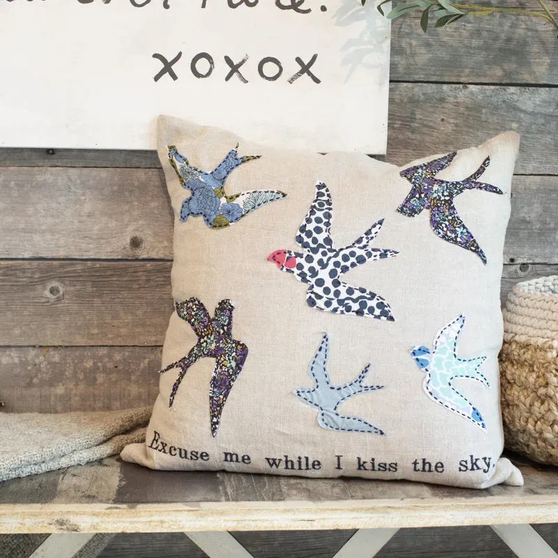 Excuse Me While I Kiss the Sky Pillow