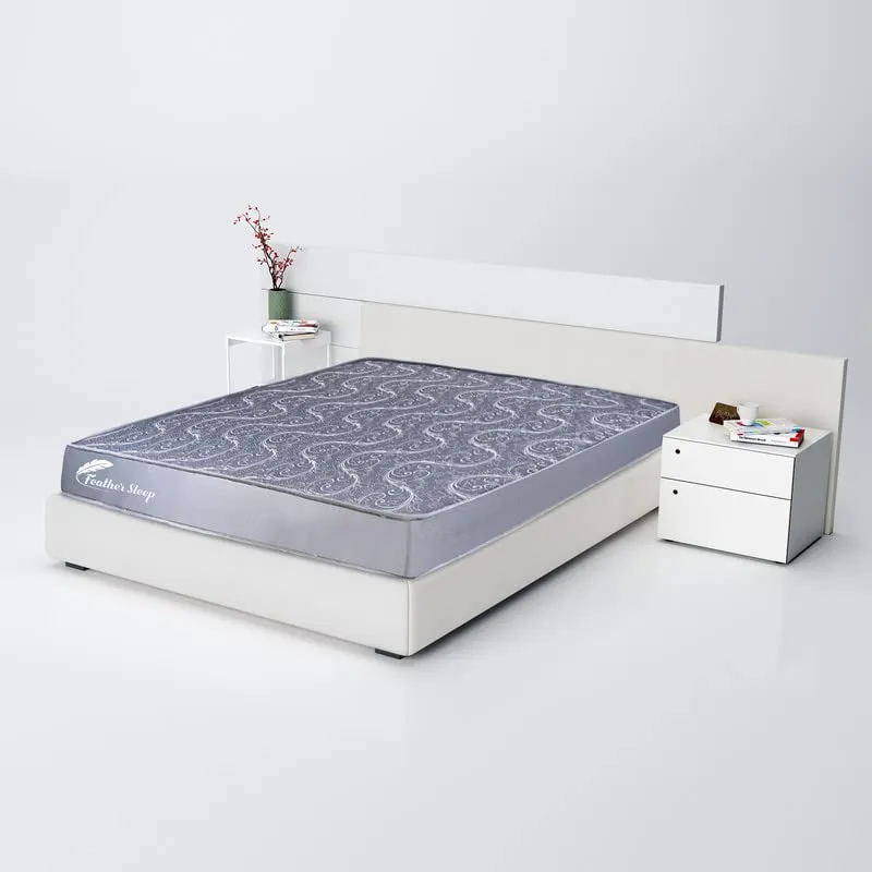 Feather Sleep Sleepy up Orthopedic Mattress Charcoal Dual Side Hard and Soft 3- Layer High Density Softy & Topper Responsive (72x30x5 inch) Single Bed | High Density (HD) Foam