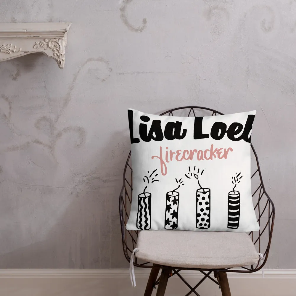 Firecracker Premium Pillow
