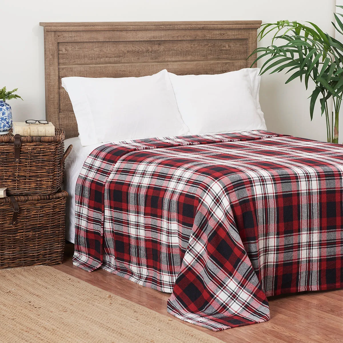 Fireside Plaid Blanket