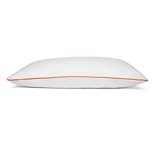 Flo Extra Soft Pillow - Aloe Vera Gel Infused Microfiber Pillow with Adjustable Thickness (27 X 17 Inches, White) (Pack of 2)