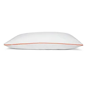 Flo Extra Soft Pillow - Aloe Vera Gel Infused Microfiber Pillow with Adjustable Thickness (27 X 17 Inches, White) (Pack of 2)