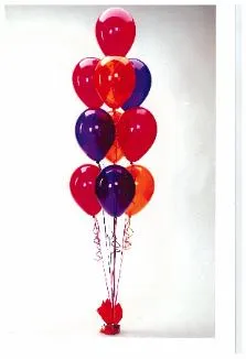 Floor Balloon Bouquet of 10