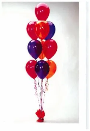 Floor Balloon Bouquet of 10