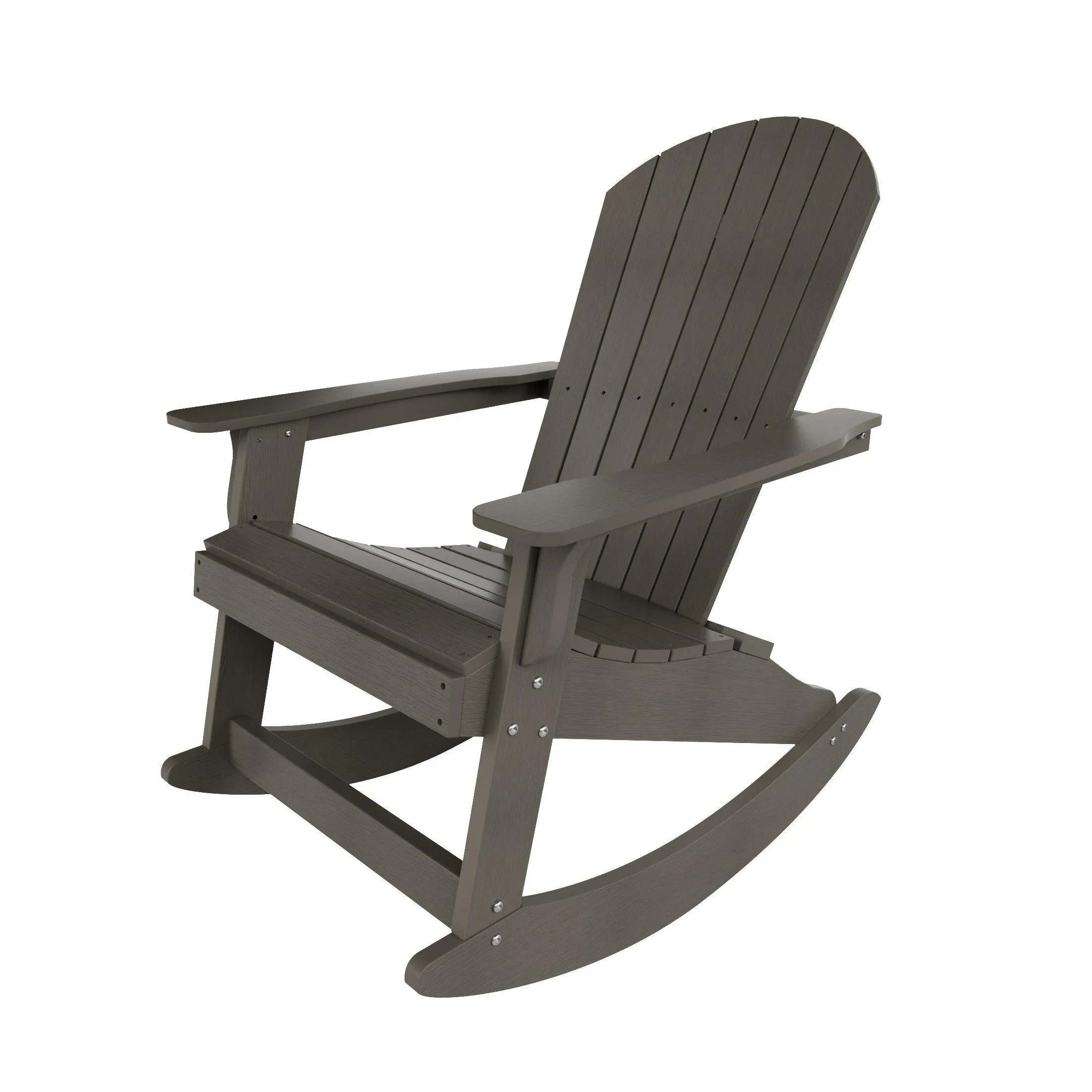 Florence 3-Piece HIPS Adirondack Rocking Chair and Side Table Set