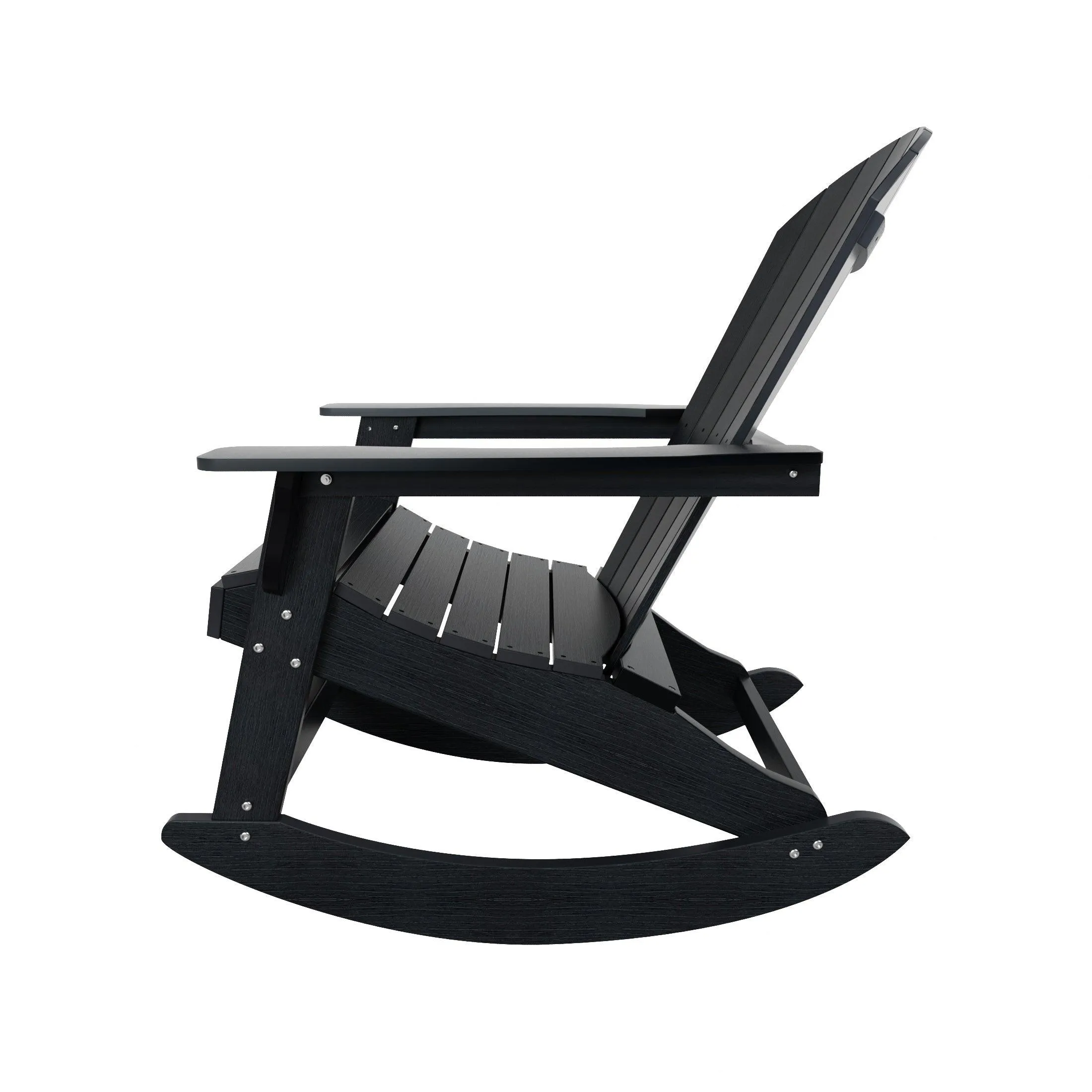 Florence 3-Piece HIPS Adirondack Rocking Chair and Side Table Set