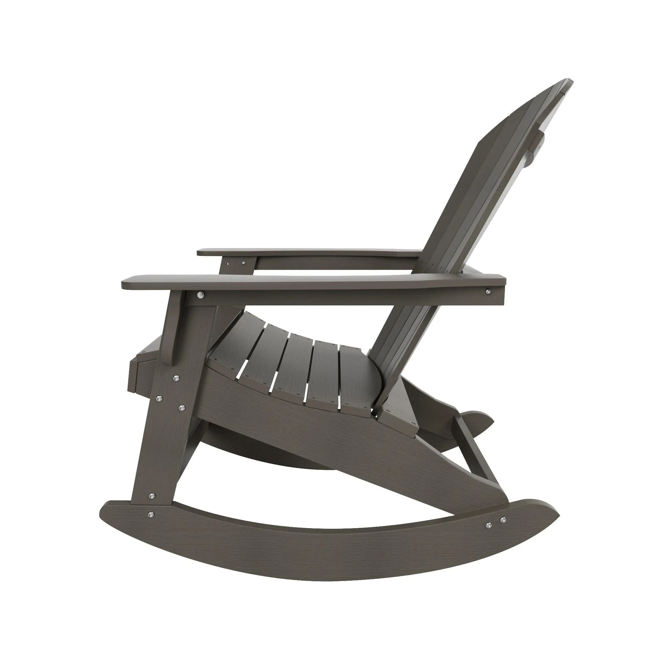 Florence 3-Piece HIPS Adirondack Rocking Chair and Side Table Set