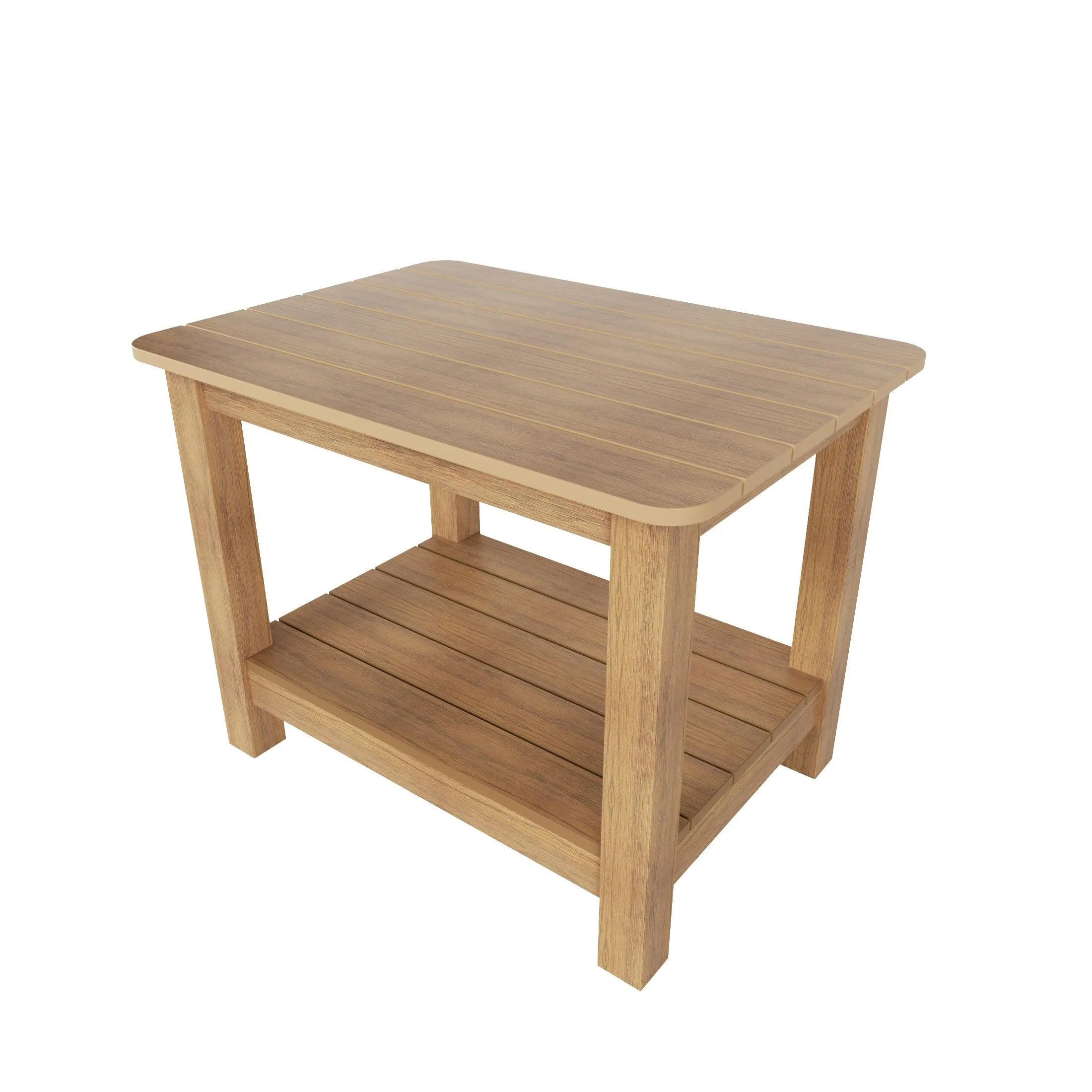 Florence 3-Piece HIPS Adirondack Rocking Chair and Side Table Set