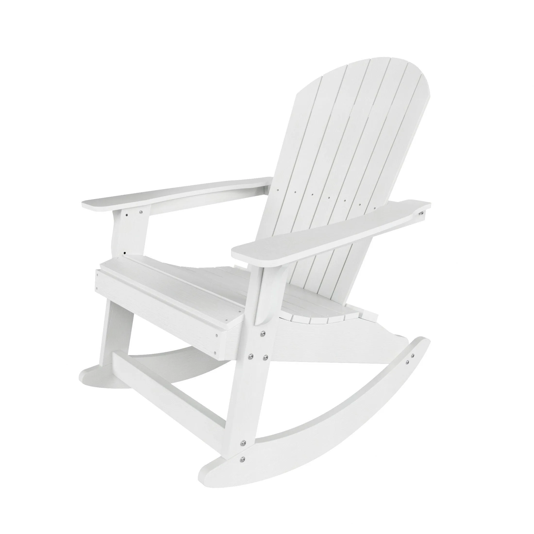 Florence 3-Piece HIPS Adirondack Rocking Chair and Side Table Set