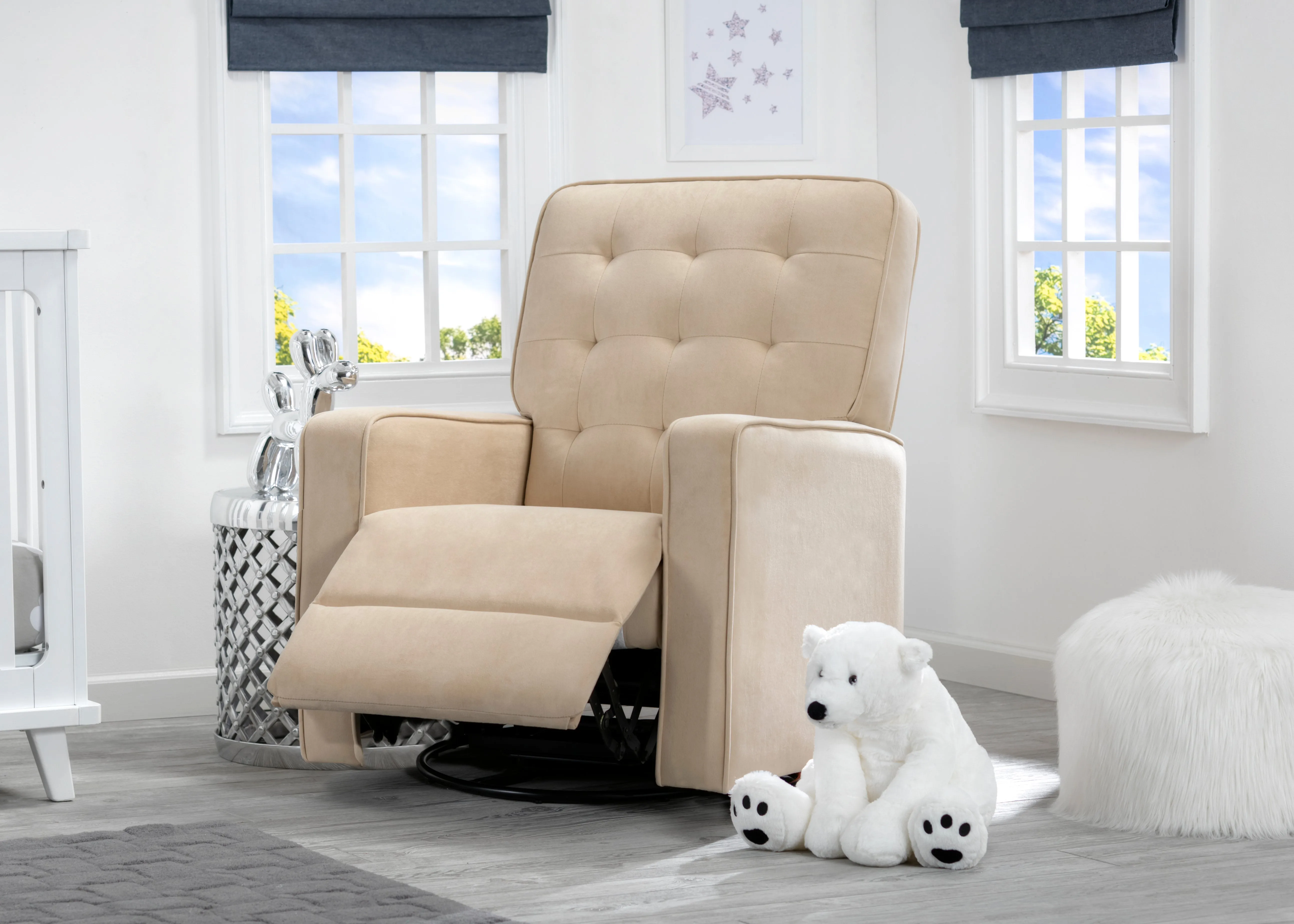 Gavin Nursery Glider Swivel Recliner Featuring LiveSmart Fabric by Culp