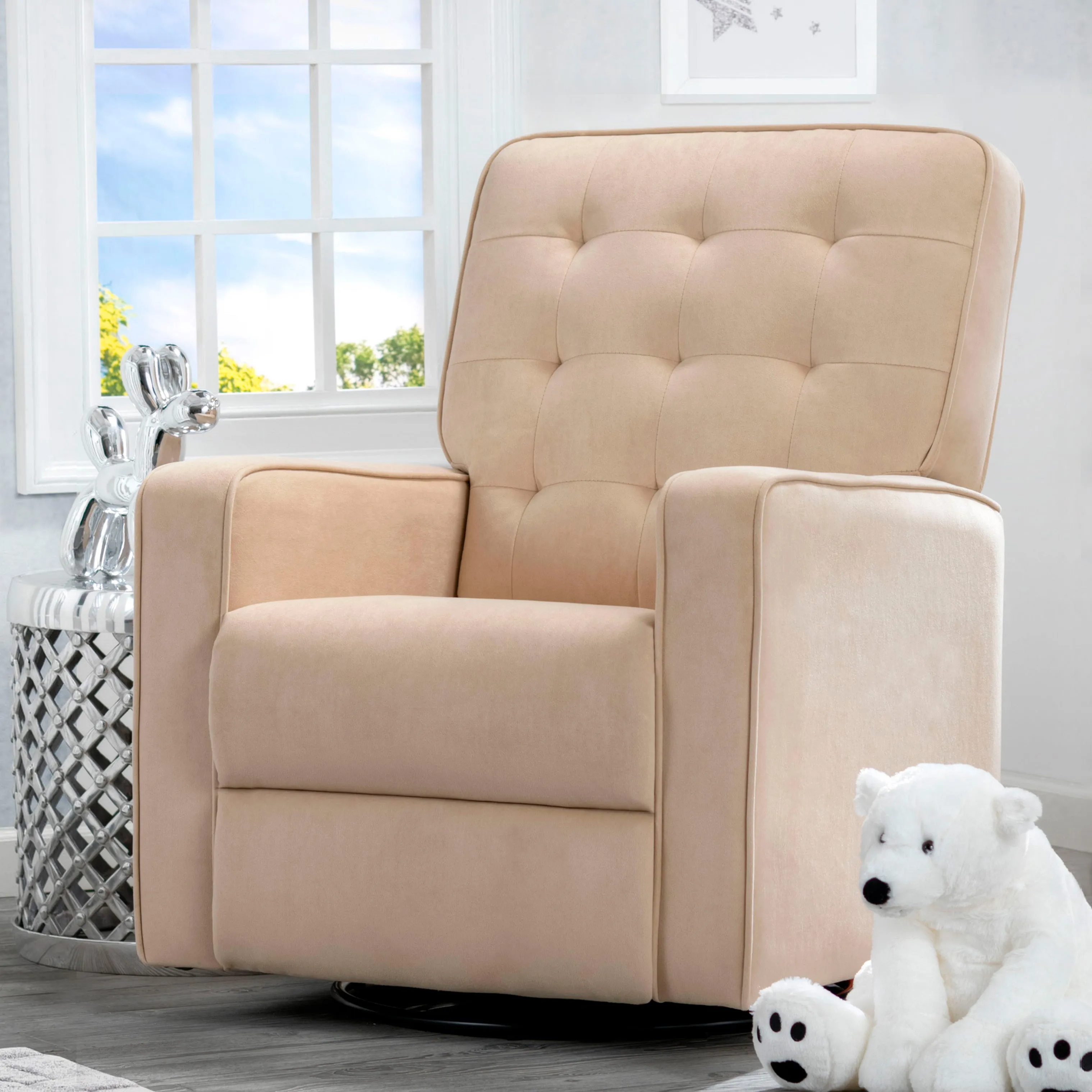 Gavin Nursery Glider Swivel Recliner Featuring LiveSmart Fabric by Culp