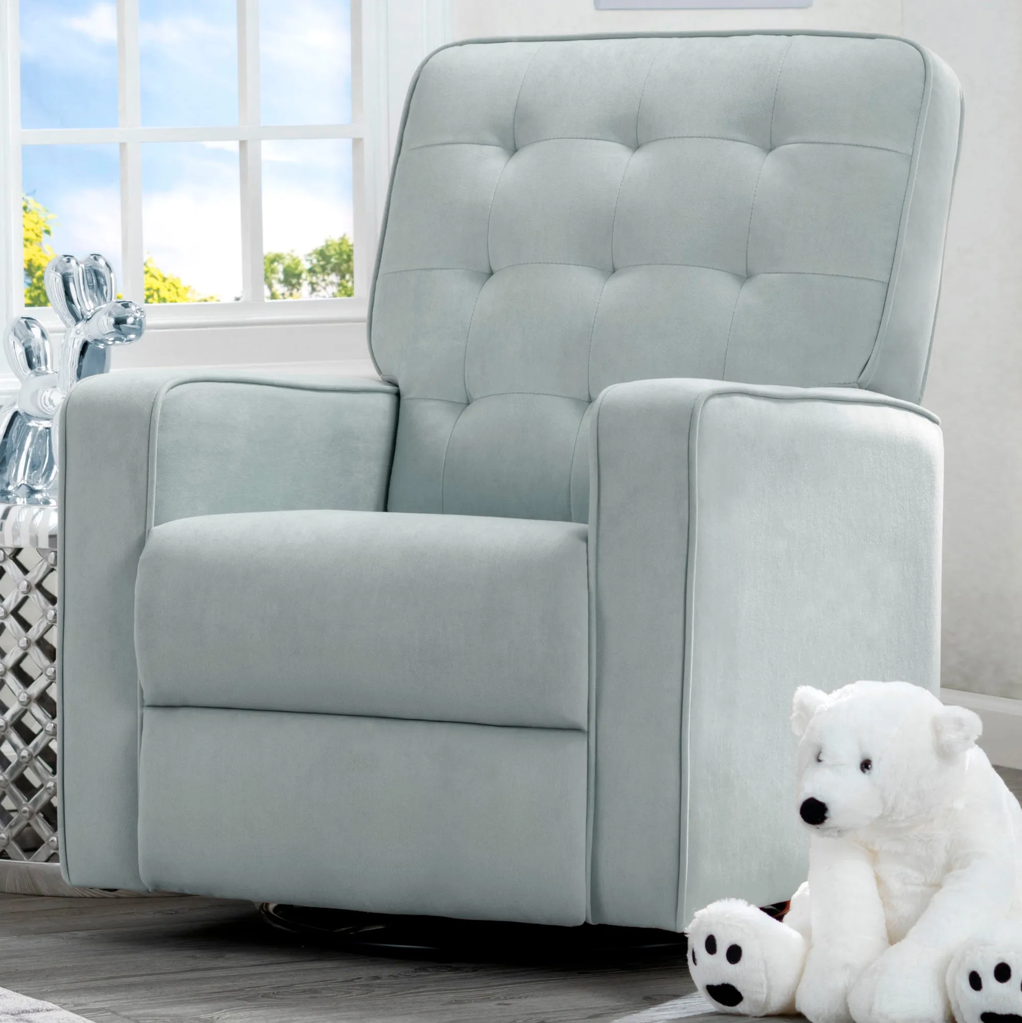 Gavin Nursery Glider Swivel Recliner Featuring LiveSmart Fabric by Culp
