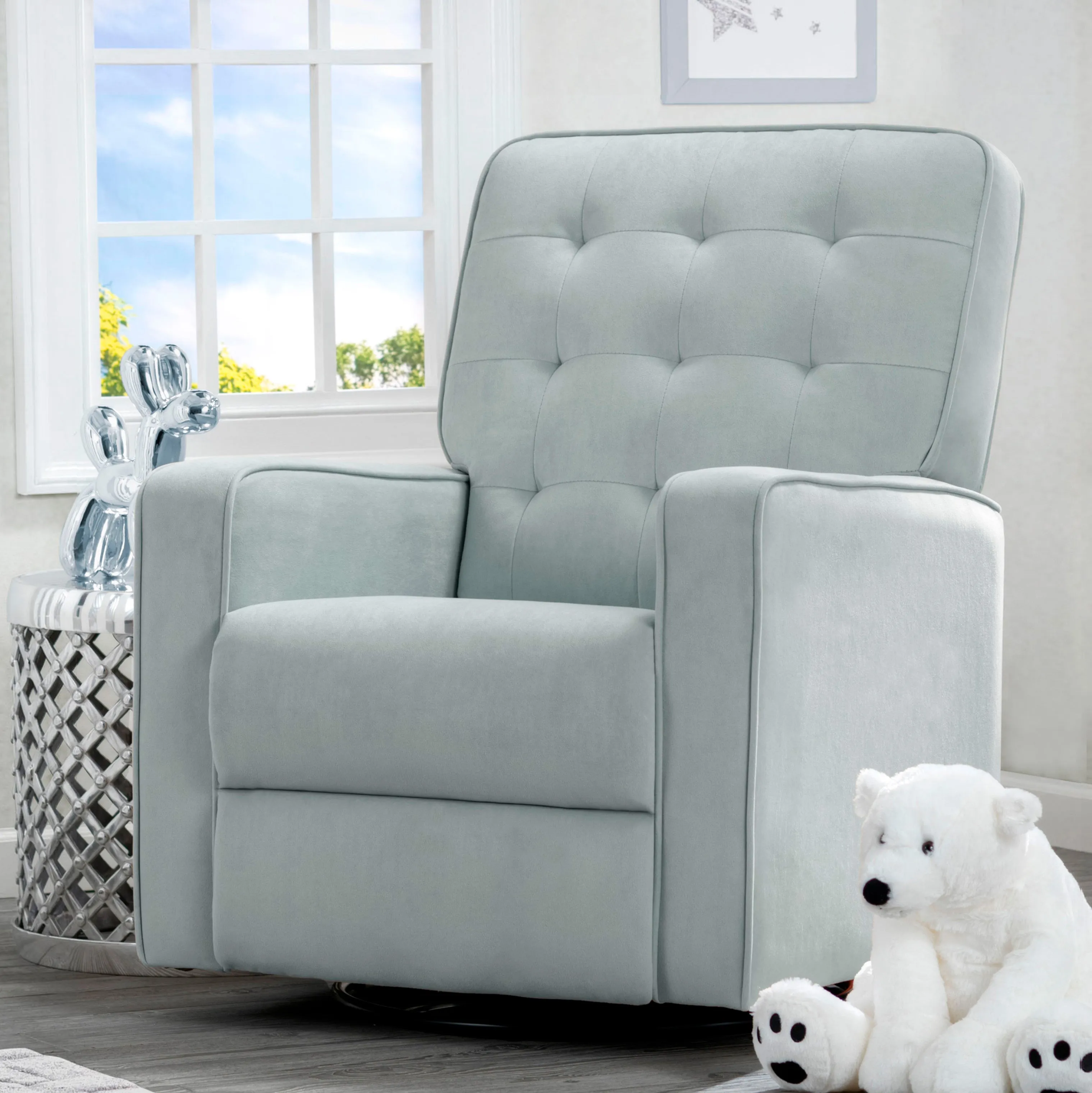 Gavin Nursery Glider Swivel Recliner Featuring LiveSmart Fabric by Culp